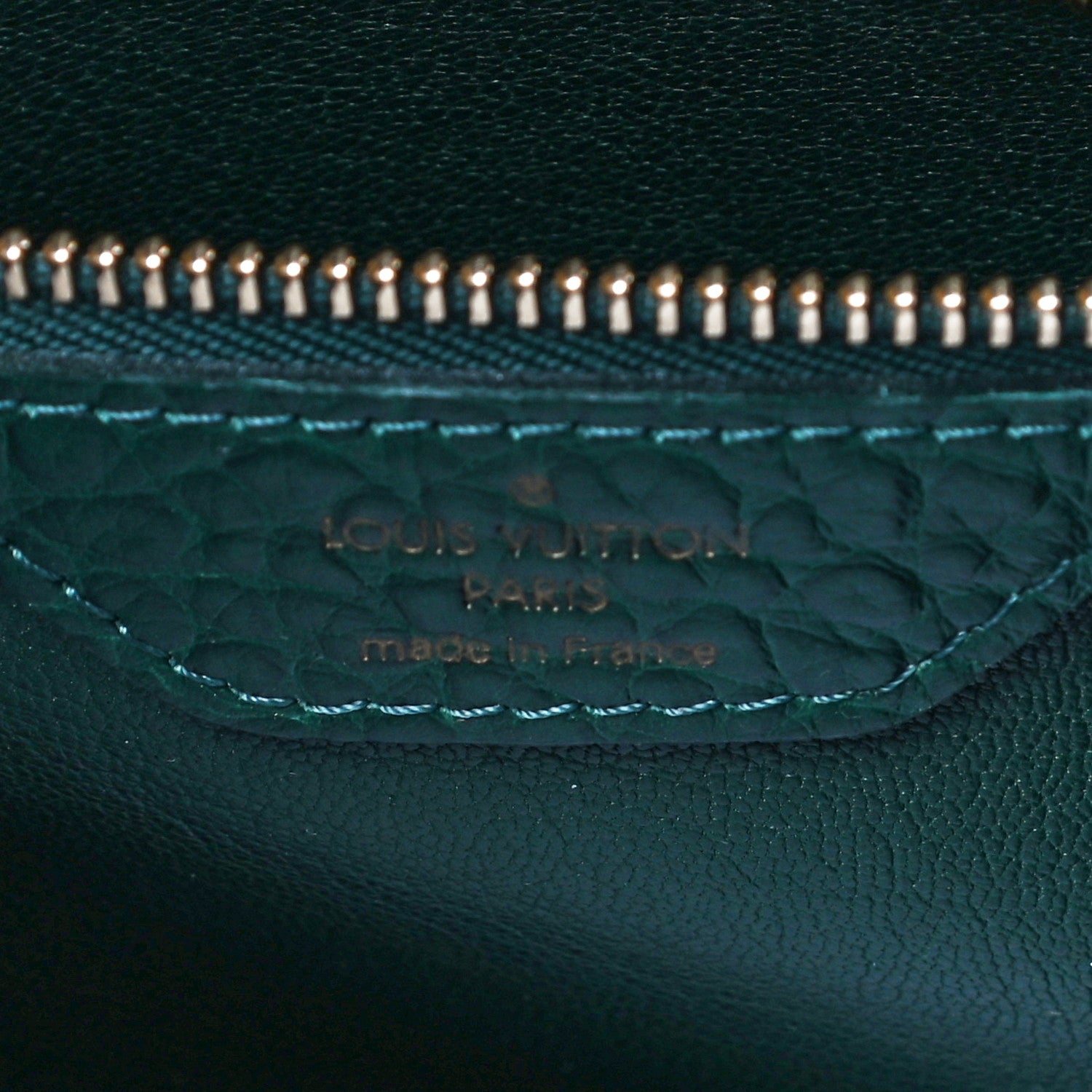 Louis Vuitton Ostrich Lizard Majestueux Shoulder Bag Vert 6 of 10