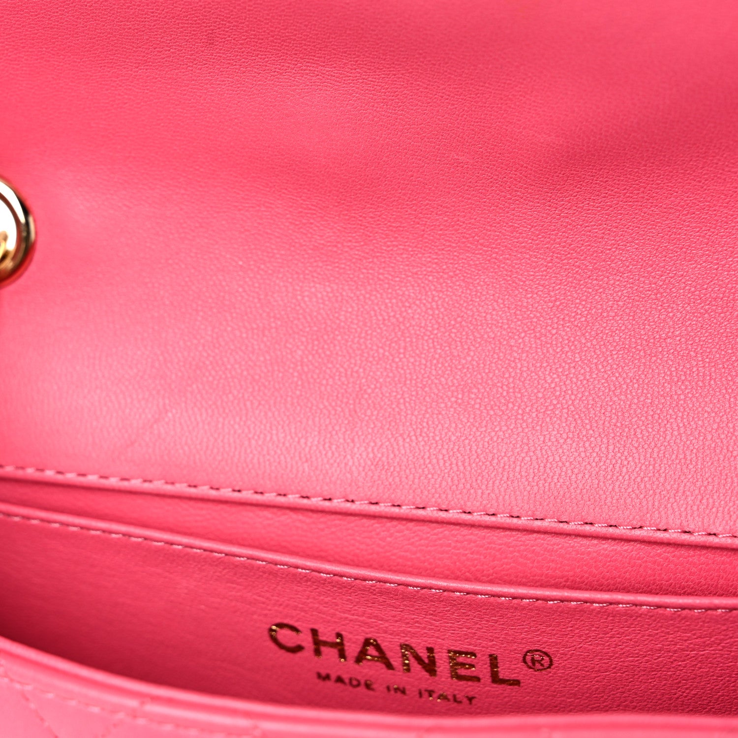 Chanel Lambskin Quilted Extra Mini V For Victory Flap Pink 14 of 18