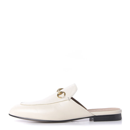 Gucci Malaga Kid Womens Princetown Slippers 38.5 Mystic White 1 of 14