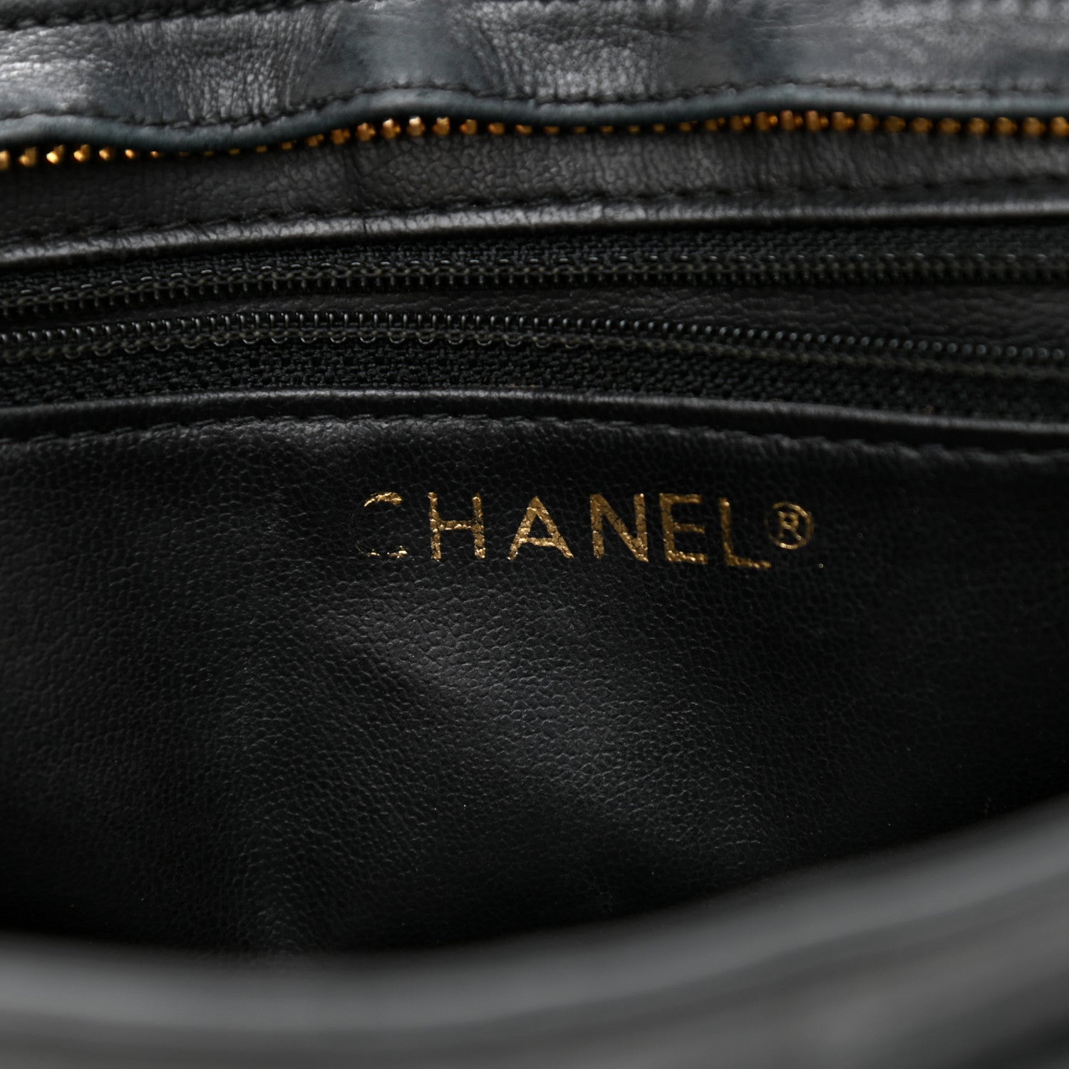 Chanel Lambskin Quilted Shoulder Bag Black 5 of 10