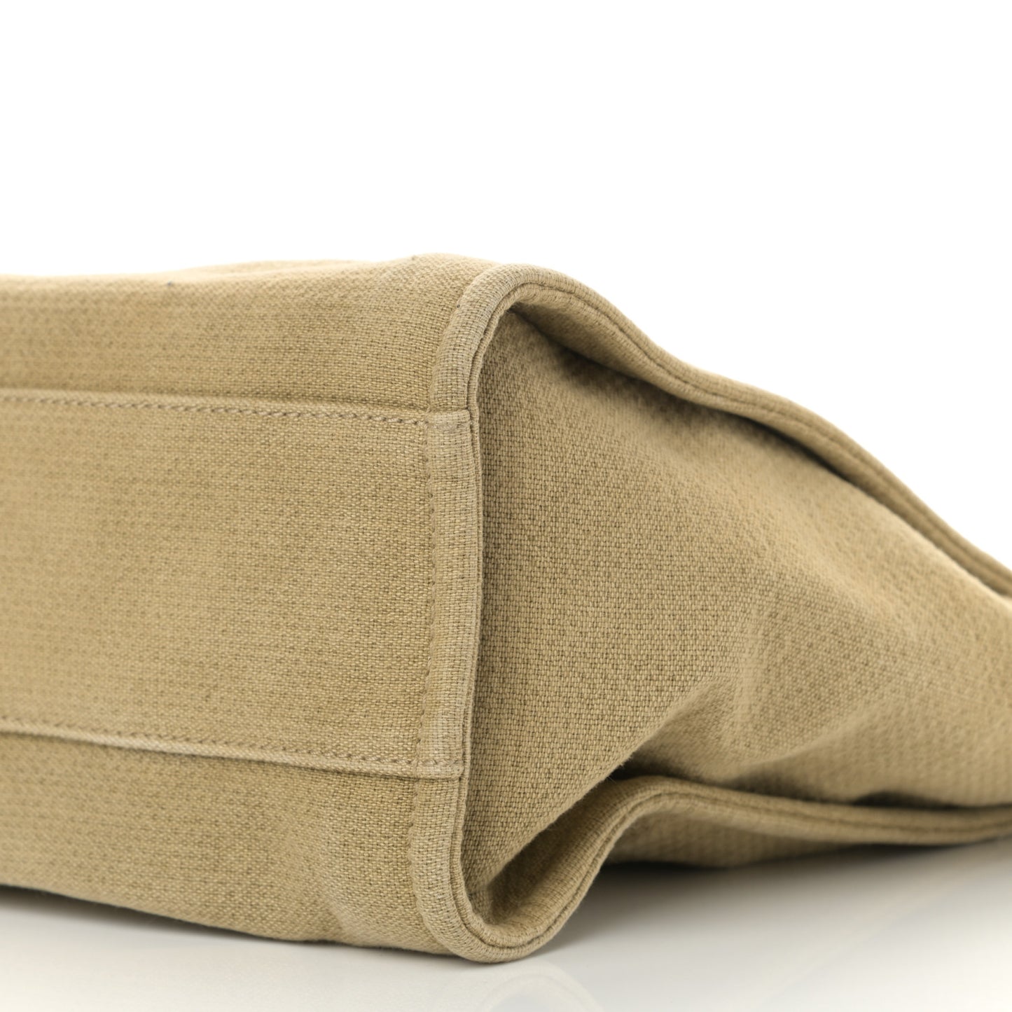 Canvas Small Deauville Tote Beige Black