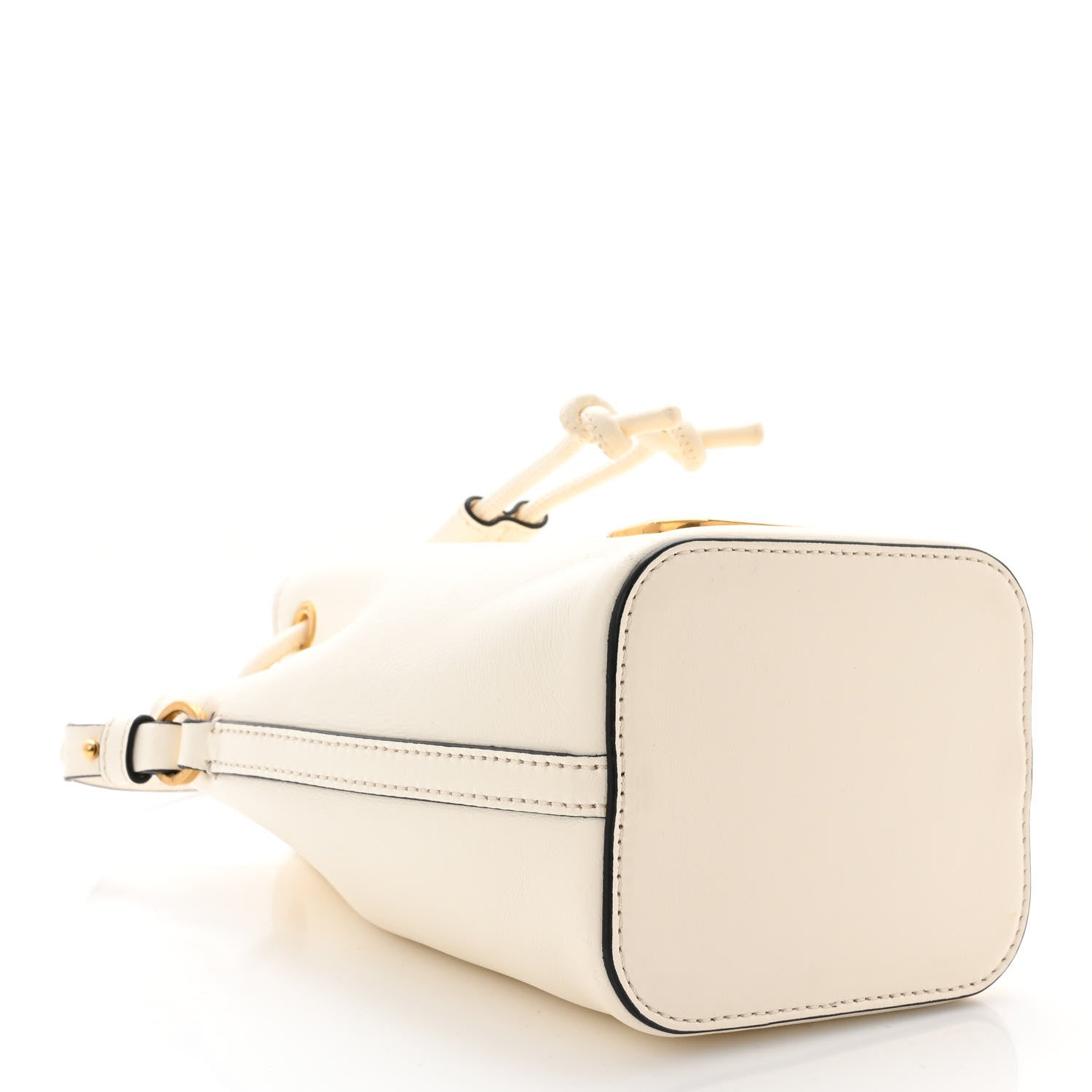 Valentino Garavani Nappa Mini VLogo Signature Bucket Bag Light Ivory 4 of 10