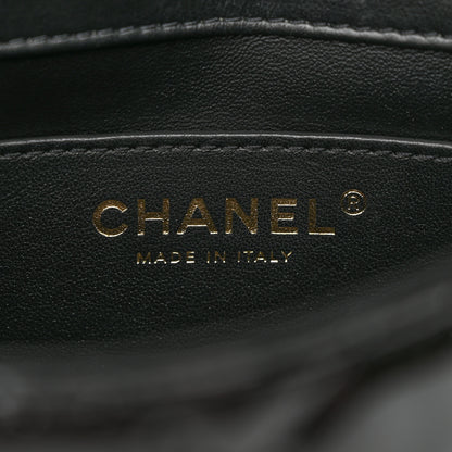 Chanel Patent Quilted Mini Square Flap Black 6 of 10
