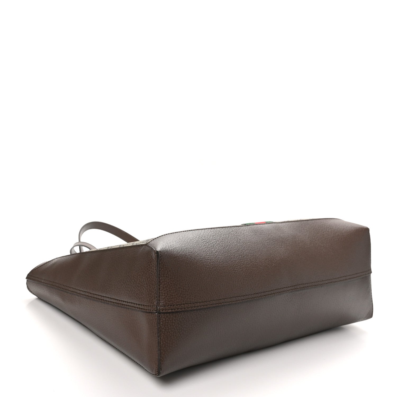 Gucci GG Supreme Monogram Web Ophidia Tote Brown 5 of 11