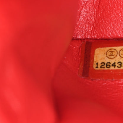 Chanel Lambskin Quilted Medium Double Flap Red 7 of 9