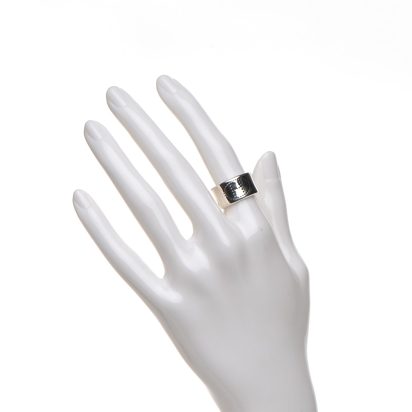 Sterling Silver Eclipse Ruban Ring GM 50 5.25