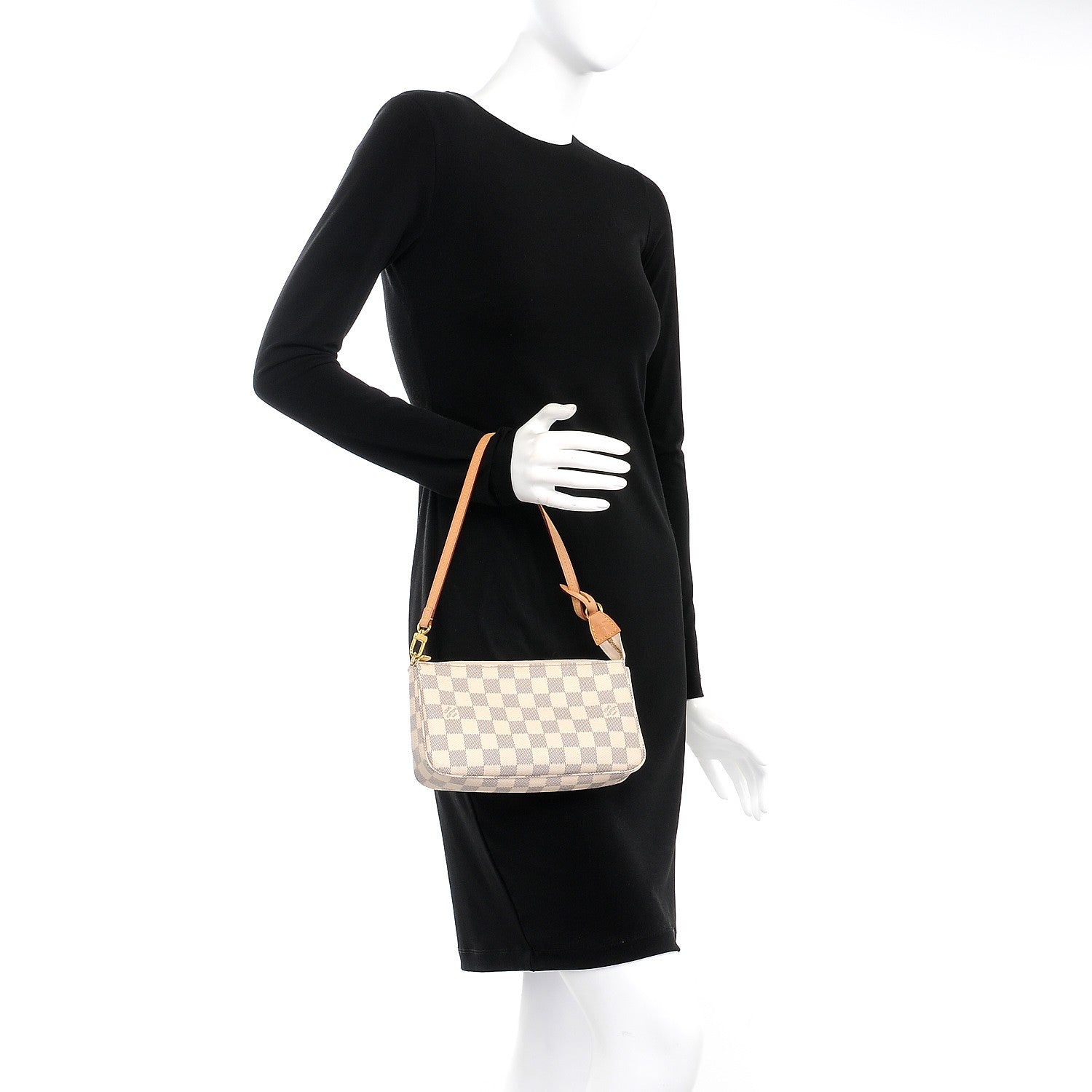 Louis Vuitton Damier Azur Pochette Accessories NM 2 of 7