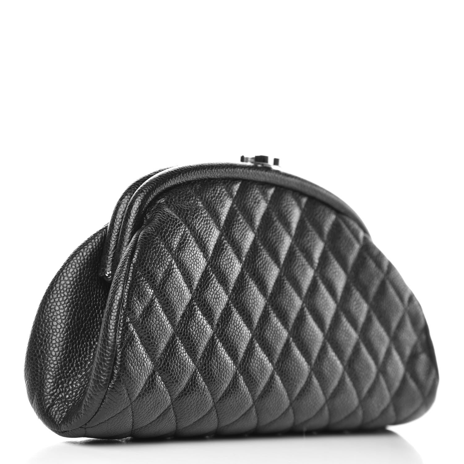 Chanel Caviar Quilted Timeless Clutch Black 3 of 11