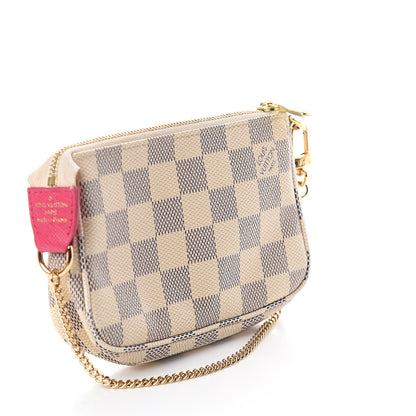Louis Vuitton Damier Azur 2015 Christmas Animation Mini Pochette Accessories 2 of 5