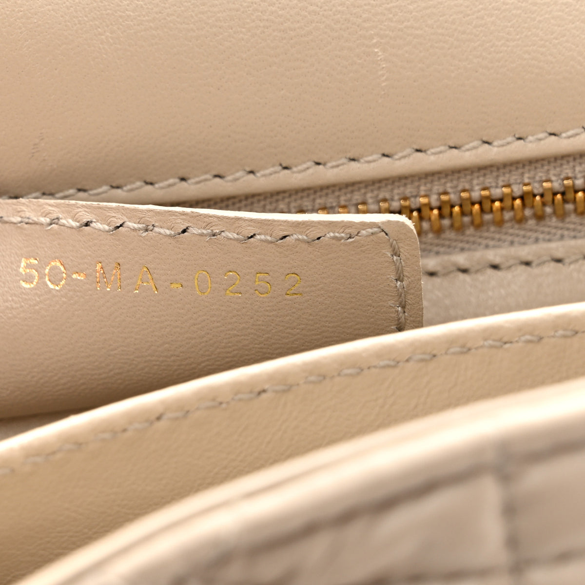 Christian Dior Calfskin Macrocannage Medium Caro Bag Sand 7 of 14