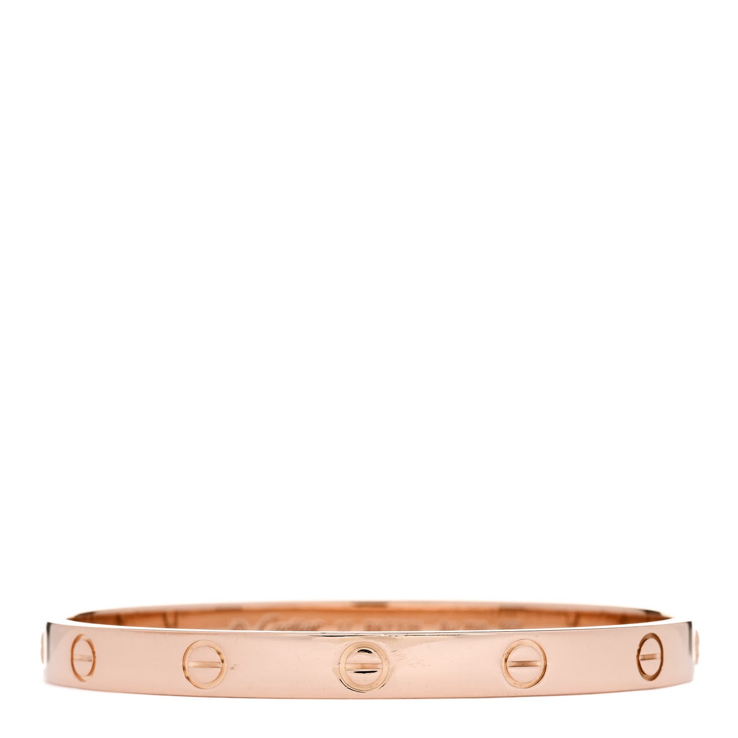 18K Pink Gold LOVE Bracelet 17