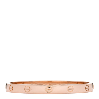 Cartier 18K Pink Gold LOVE Bracelet 17 1 of 9