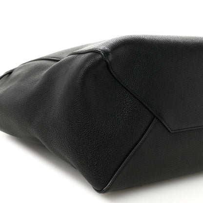 Celine Soft Grained Calfskin Small Belt Cabas Phantom Black 9 of 10