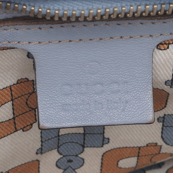 Gucci Guccissima Medium Joy Boston Light Blue 7 of 8