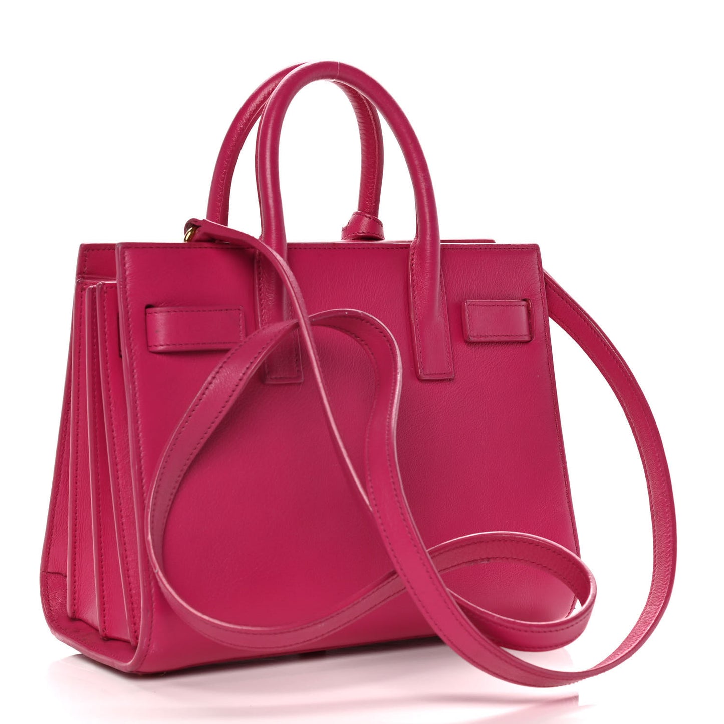 Calfskin Nano Sac De Jour Bubblegum