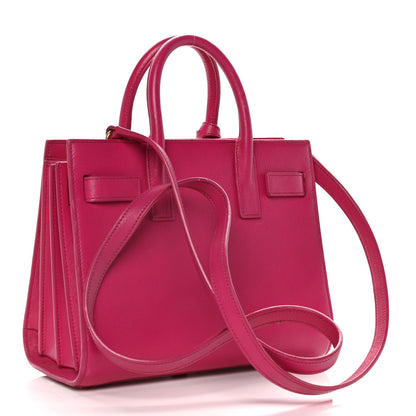 Saint Laurent Calfskin Nano Sac De Jour Bubblegum 3 of 14