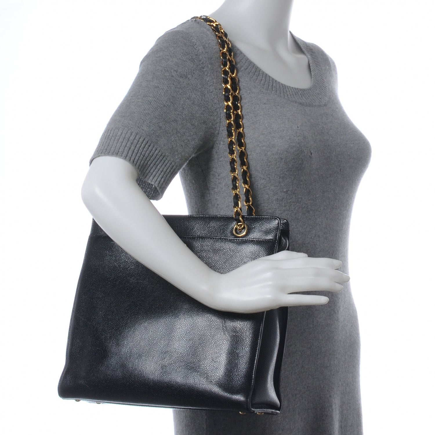 Chanel Caviar Shopper Tote Black 2 of 7