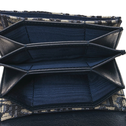 Christian Dior Oblique Saddle 5-Gusset Card Holder Blue 5 of 8