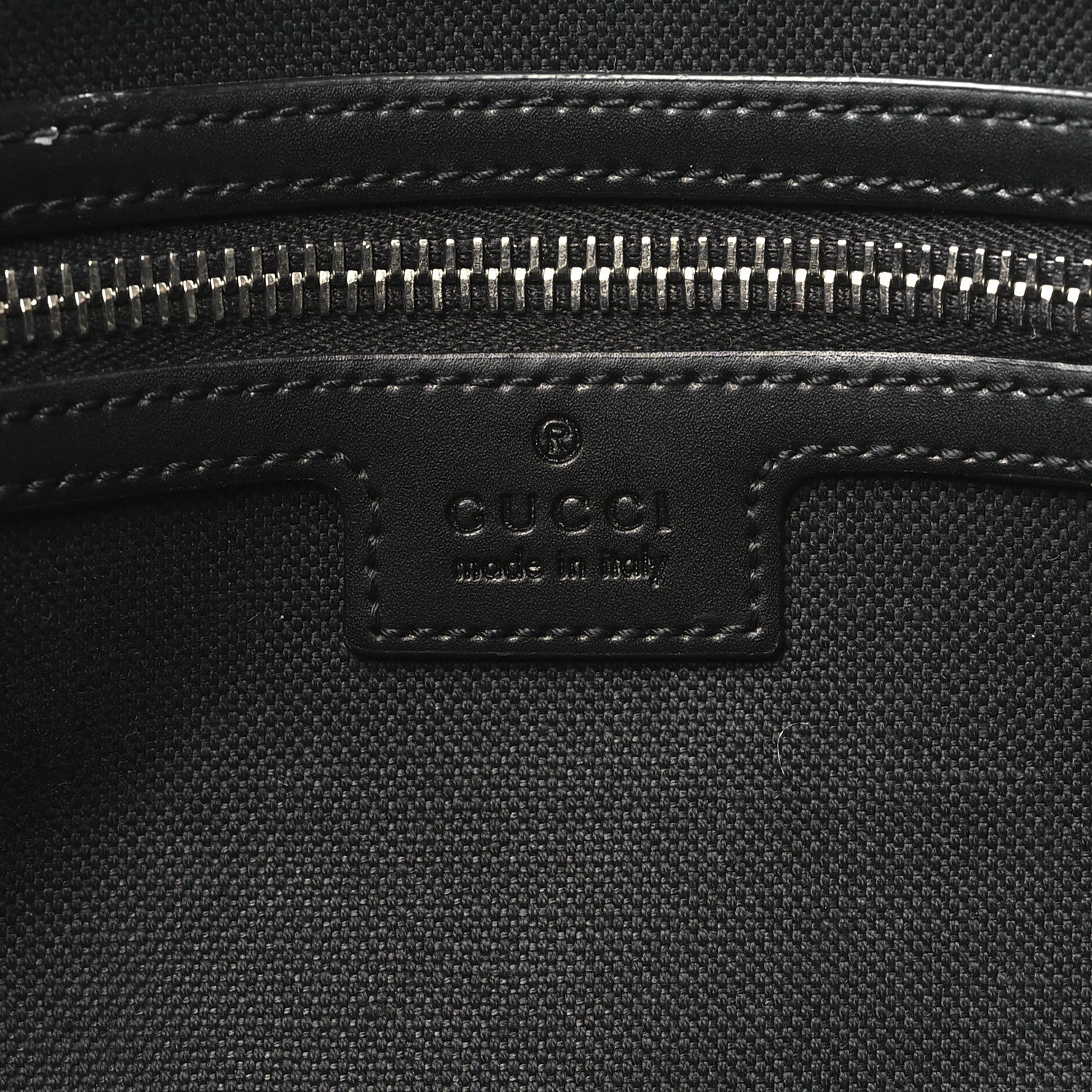 Gucci Soft GG Supreme Monogram Appia Calfskin Web Medium Carry On Duffle Bag Black Grey 5 of 11