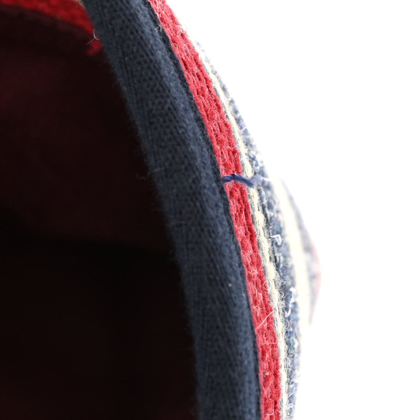 Striped Canvas Medium Deauville Tote Beige