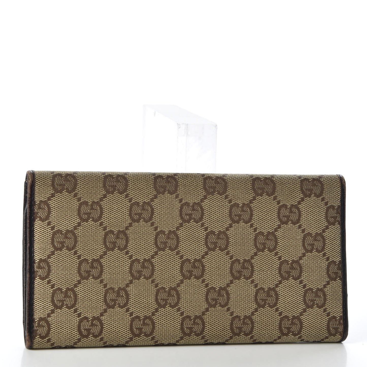 Monogram Bamboo Wallet Dark Brown