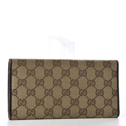 Gucci Monogram Bamboo Wallet Dark Brown 2 of 8