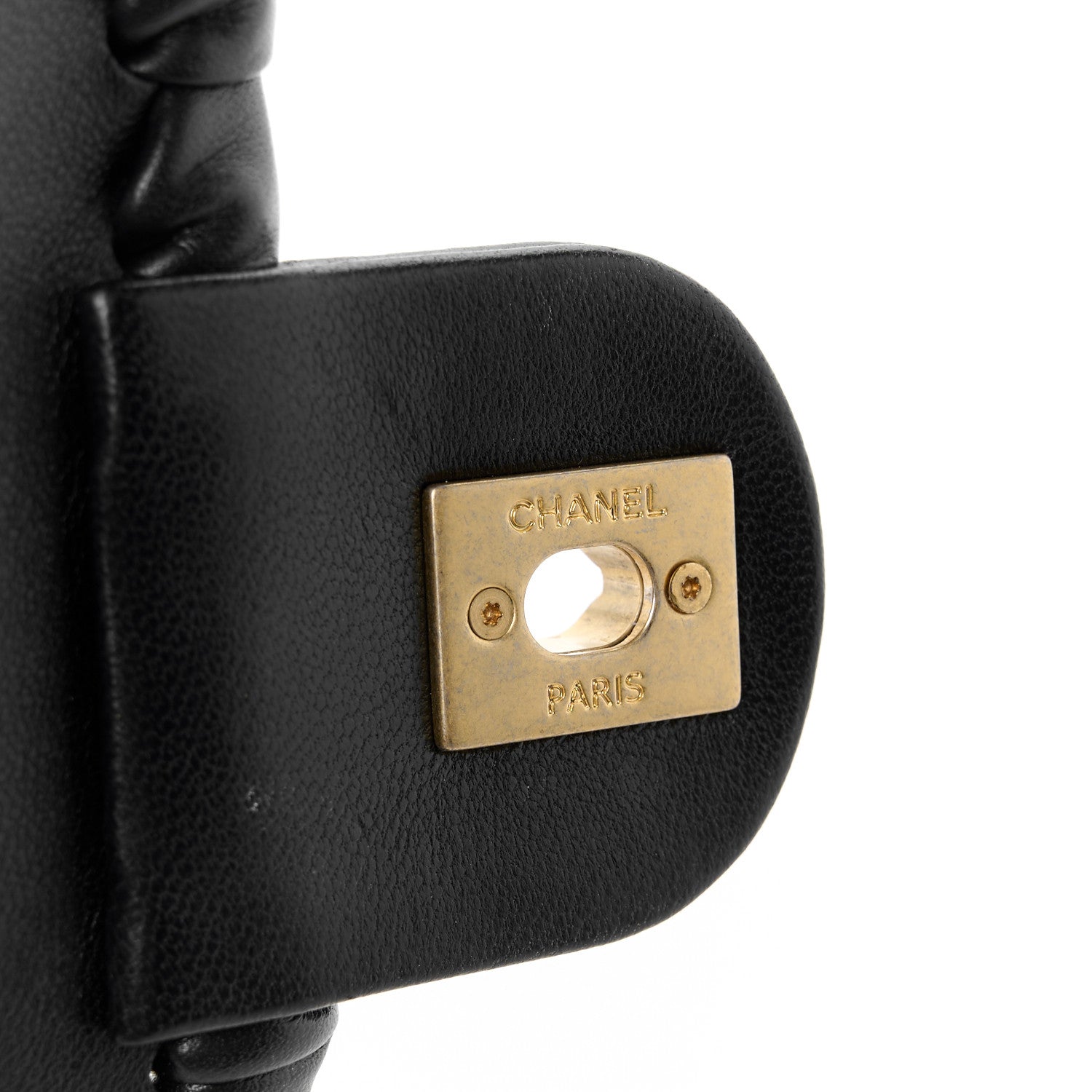 Chanel Calfskin Braided Mini My Own Frame Flap Black 7 of 13