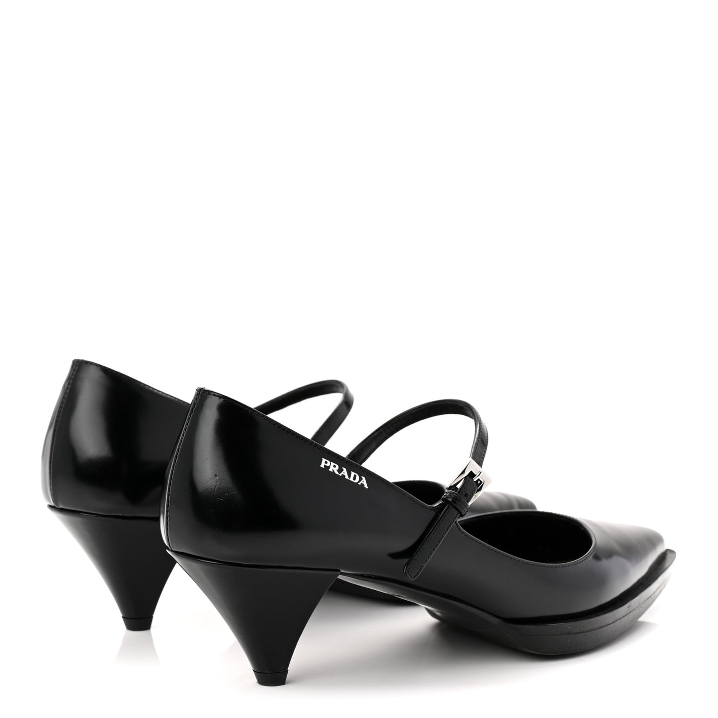 Spazzolato Mary Jane 45mm Pumps 37 Black