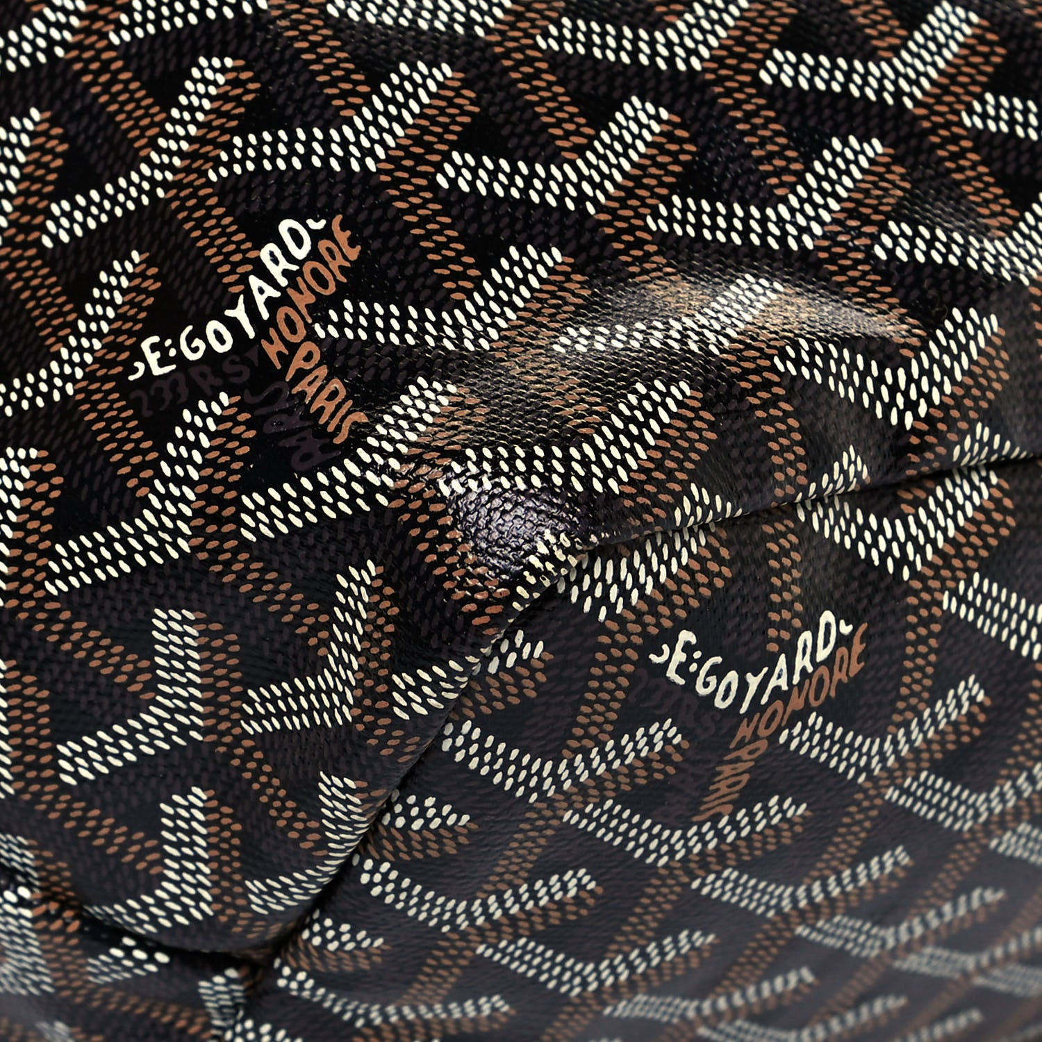 Goyard Goyardine Saint Louis GM Black 8 of 10
