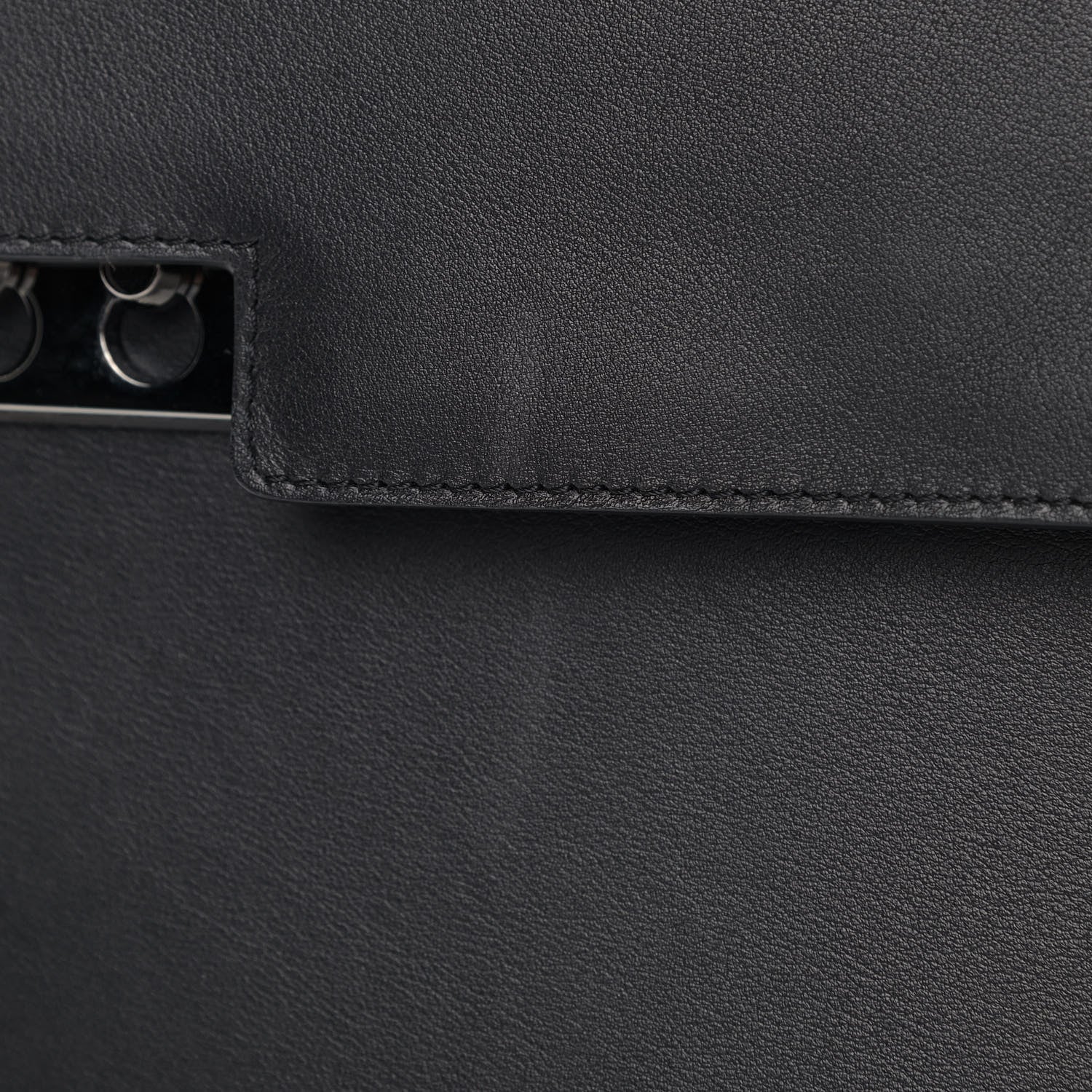 Delvaux Smooth Calfskin GM Tempete Satchel Black 5 of 5