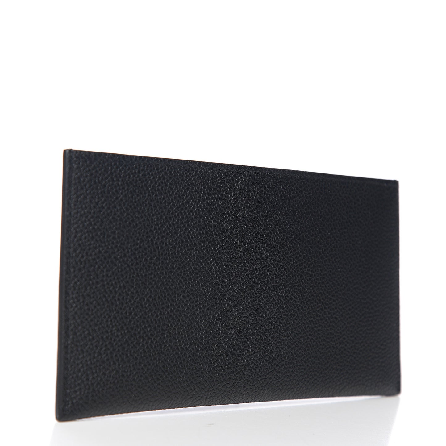Calfskin Felicie Chain Wallet Card Holder Insert Black