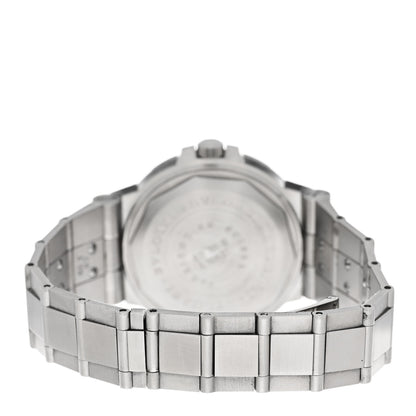 Bulgari Stainless Steel 38mm Diagono Scuba Automatic Watch Black 3 of 5