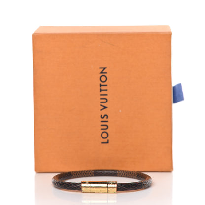 Louis Vuitton Damier Ebene Keep It Bracelet 17 5 of 5