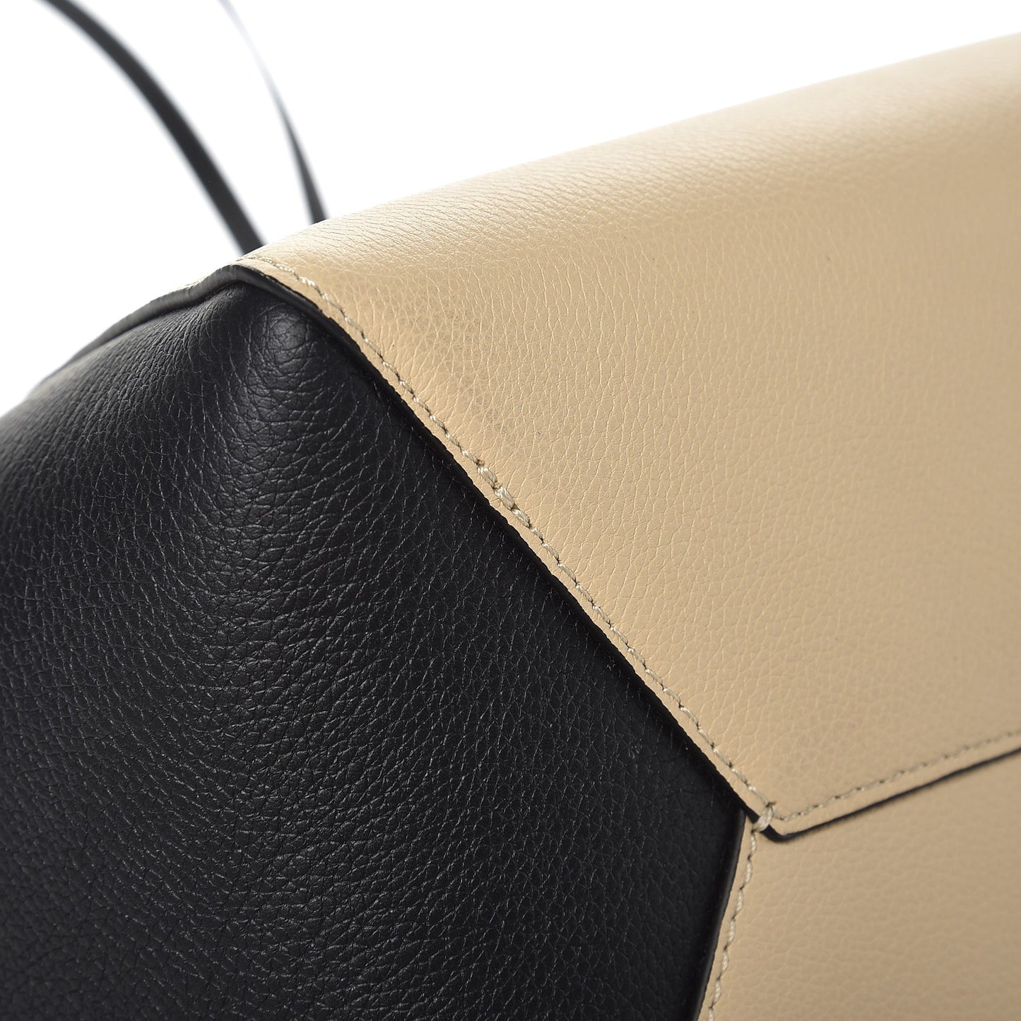 Calfskin Lockme Cabas Vanille Black