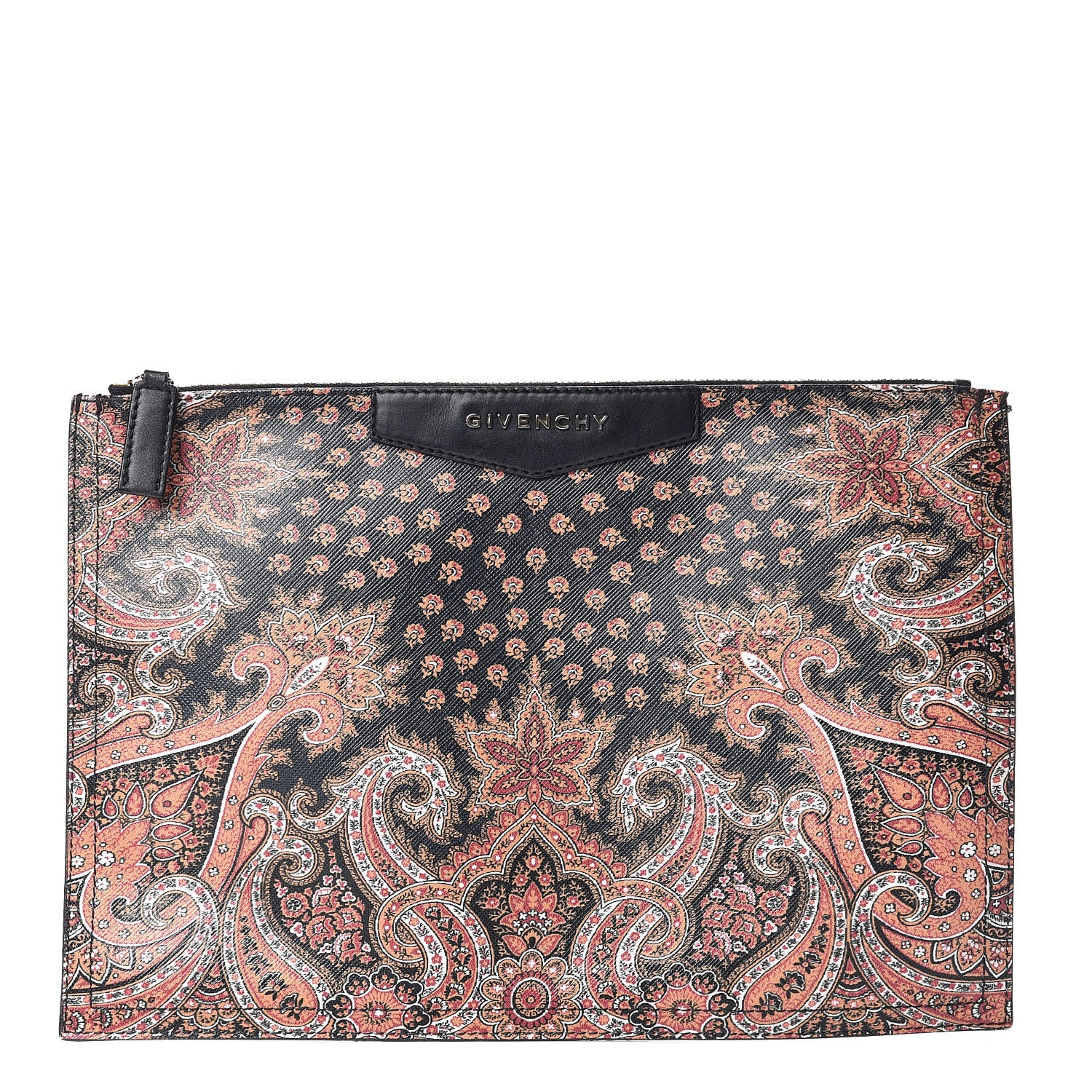 Givenchy Saffiano Paisley Print Medium Antigona Pouch 1 of 8