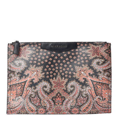 Givenchy Saffiano Paisley Print Medium Antigona Pouch 1 of 8