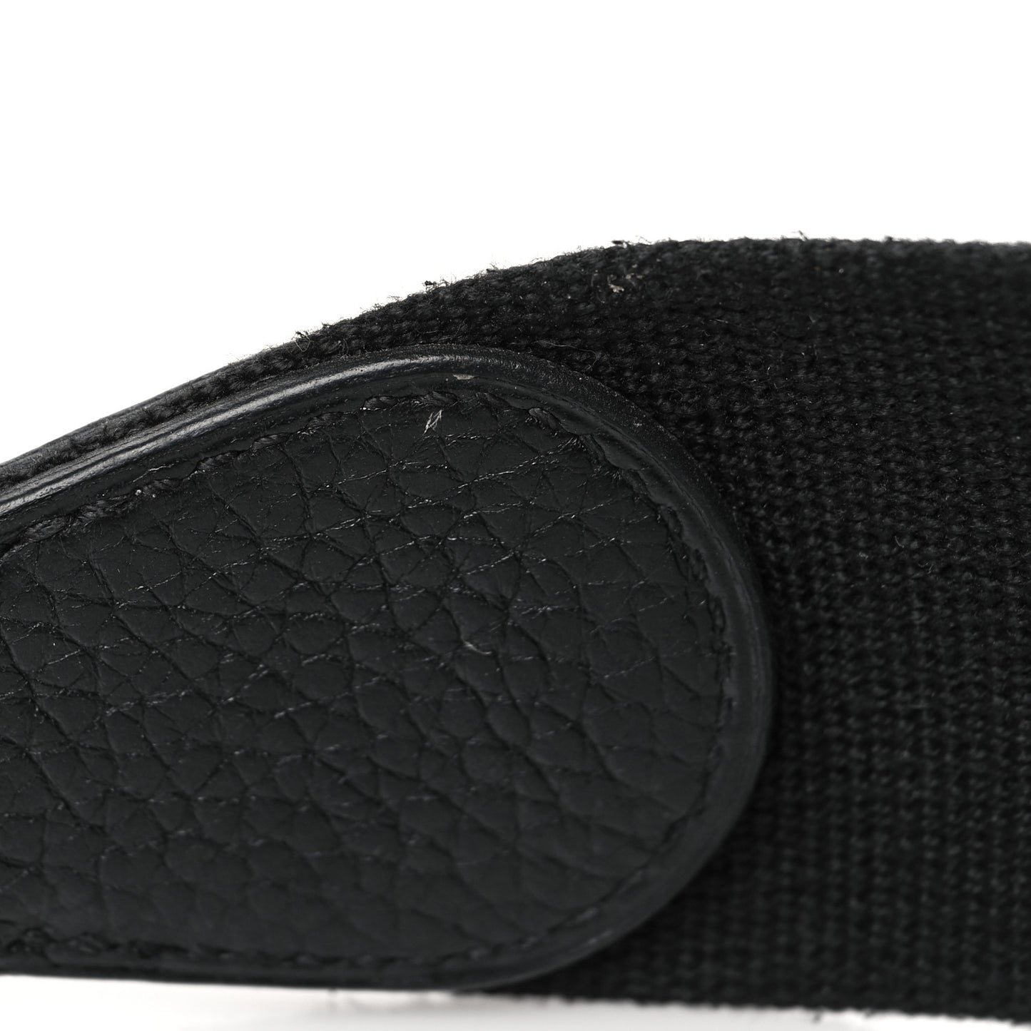 Toile Taurillon Clemence Shoulder Strap Black
