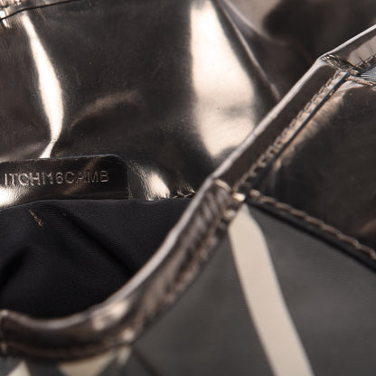 Burberry Calfskin Smoked Check Chain Strap Shoulder Bag 10 of 13