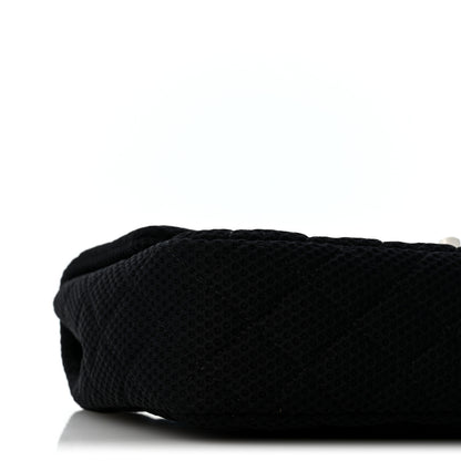 Chanel Neoprene Quilted Medium Single Flap Black 9 of 10