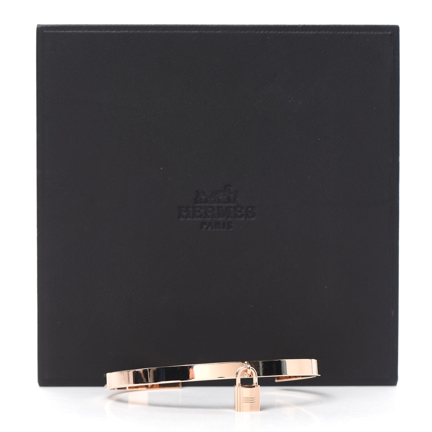 18K Rose Gold PM Kelly Clochette Cuff Bracelet ST