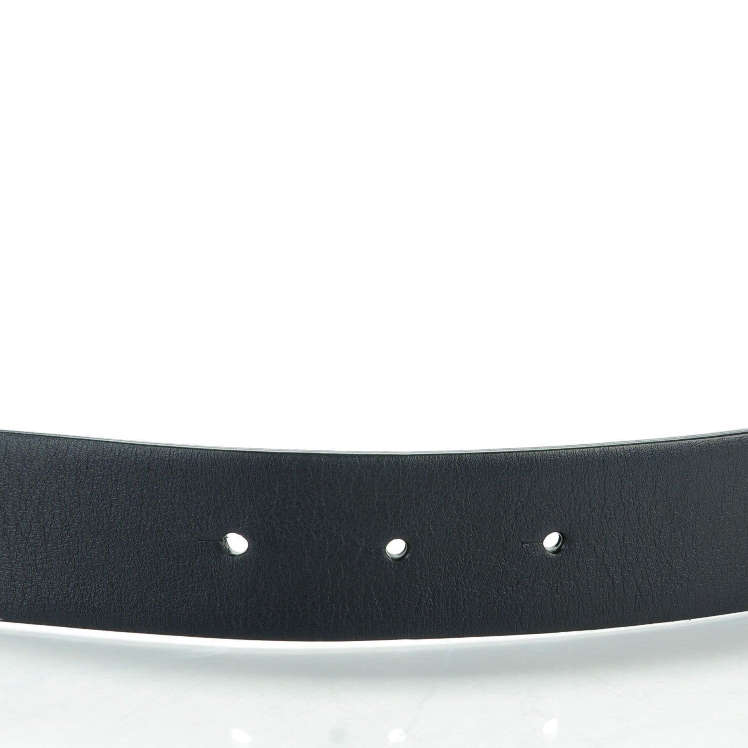 Chanel Calfskin CC Reversible Skinny Belt 95 38 Black Navy 4 of 10