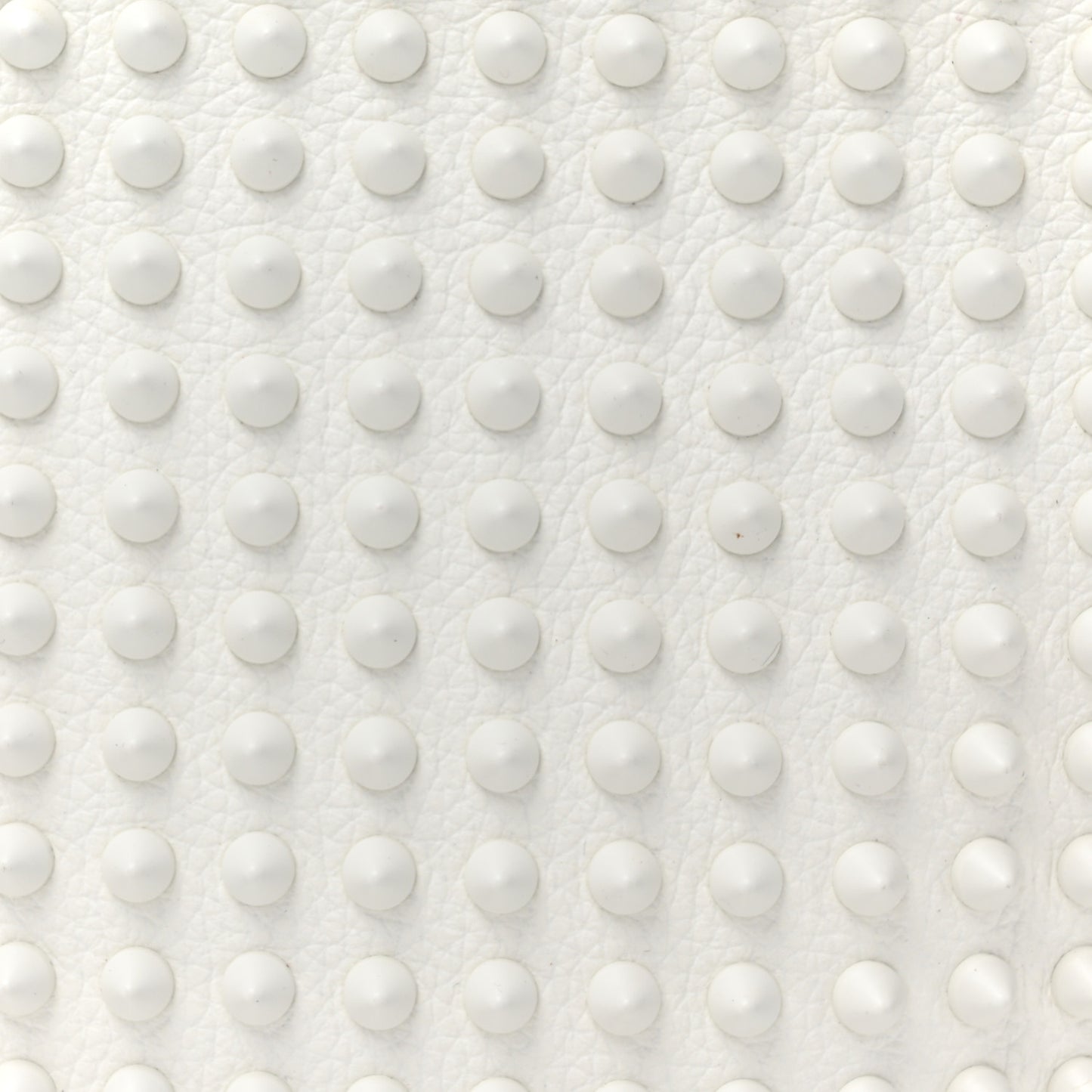 Calfskin Mens Loubifunk Spiked Bag White
