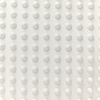 Christian Louboutin Calfskin Mens Loubifunk Spiked Bag White 8 of 13