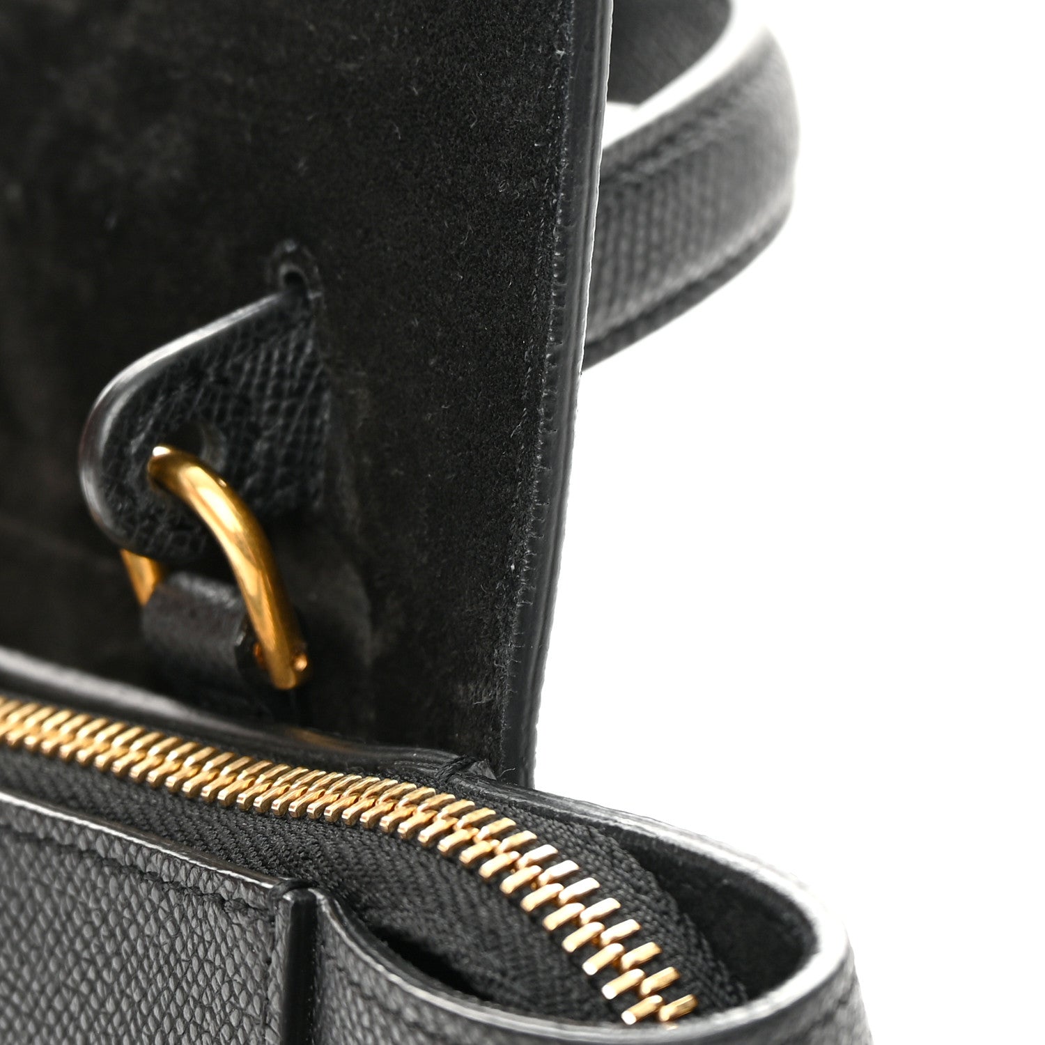 Celine Grained Calfskin Nano Belt Bag Black 13 of 15