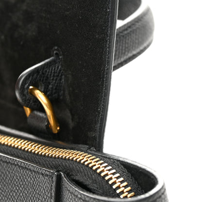 Celine Grained Calfskin Nano Belt Bag Black 13 of 15