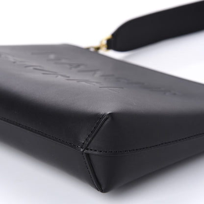 Mansur Gavriel Calfskin Logo Debossed Bag Black 7 of 9