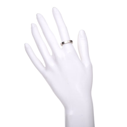 Cartier 18K White Gold 3.5mm LOVE Wedding Band Ring 53 6.25 2 of 11
