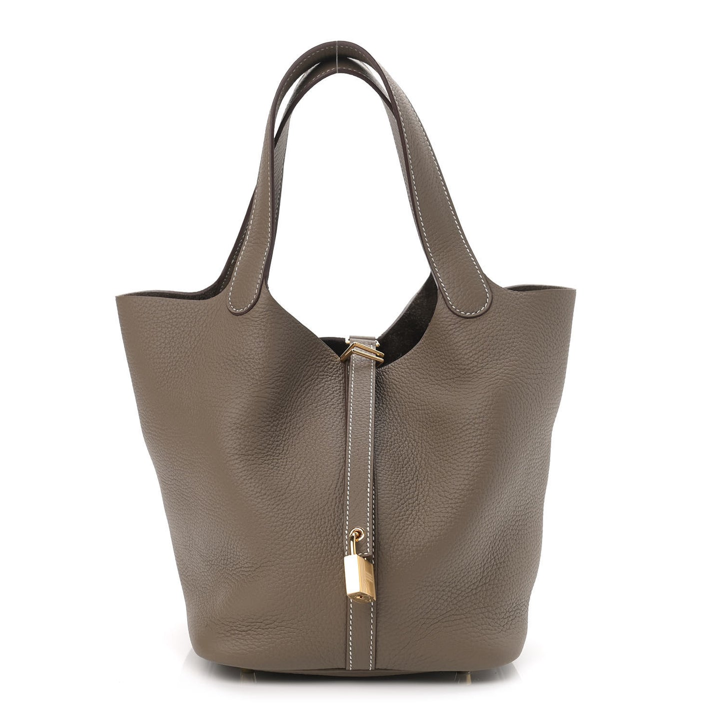 Taurillon Clemence Picotin Lock 22 MM Etoupe