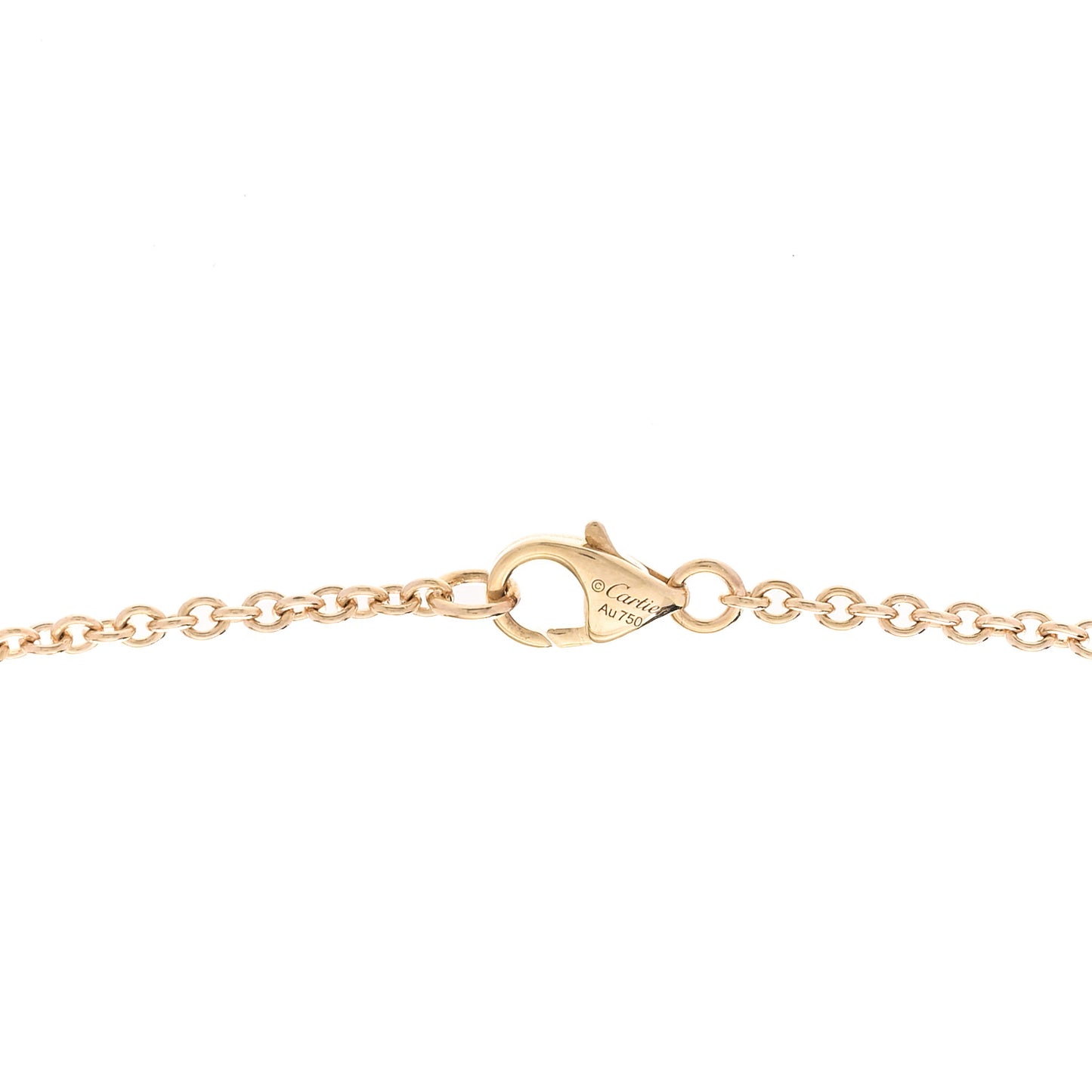 18K Yellow Gold Interlocking LOVE Necklace