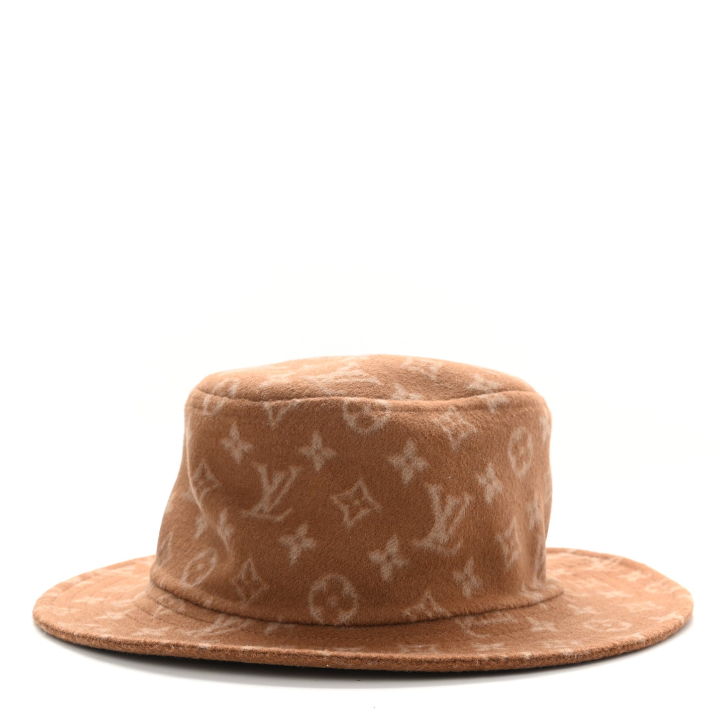 Wool Monogram Carry On Bob Bucket Hat S Beige